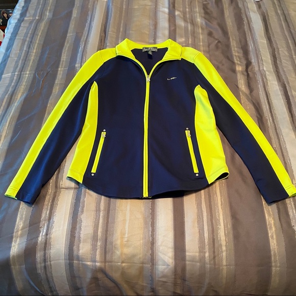 Ralph Lauren Active Jacket Yellow Black Size L - Picture 5 of 8